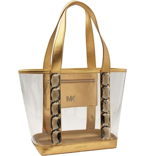 michael kors clear handbag|Michael Kors clear tote bag.